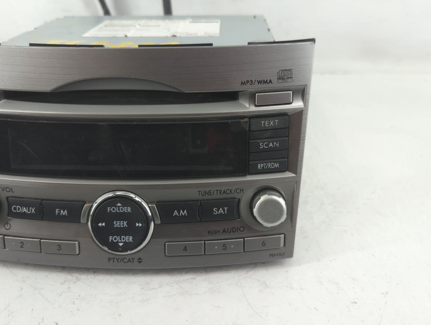 2010-2012 Subaru Legacy Am Fm Cd Player Radio Receiver - Oemusedautoparts1.com