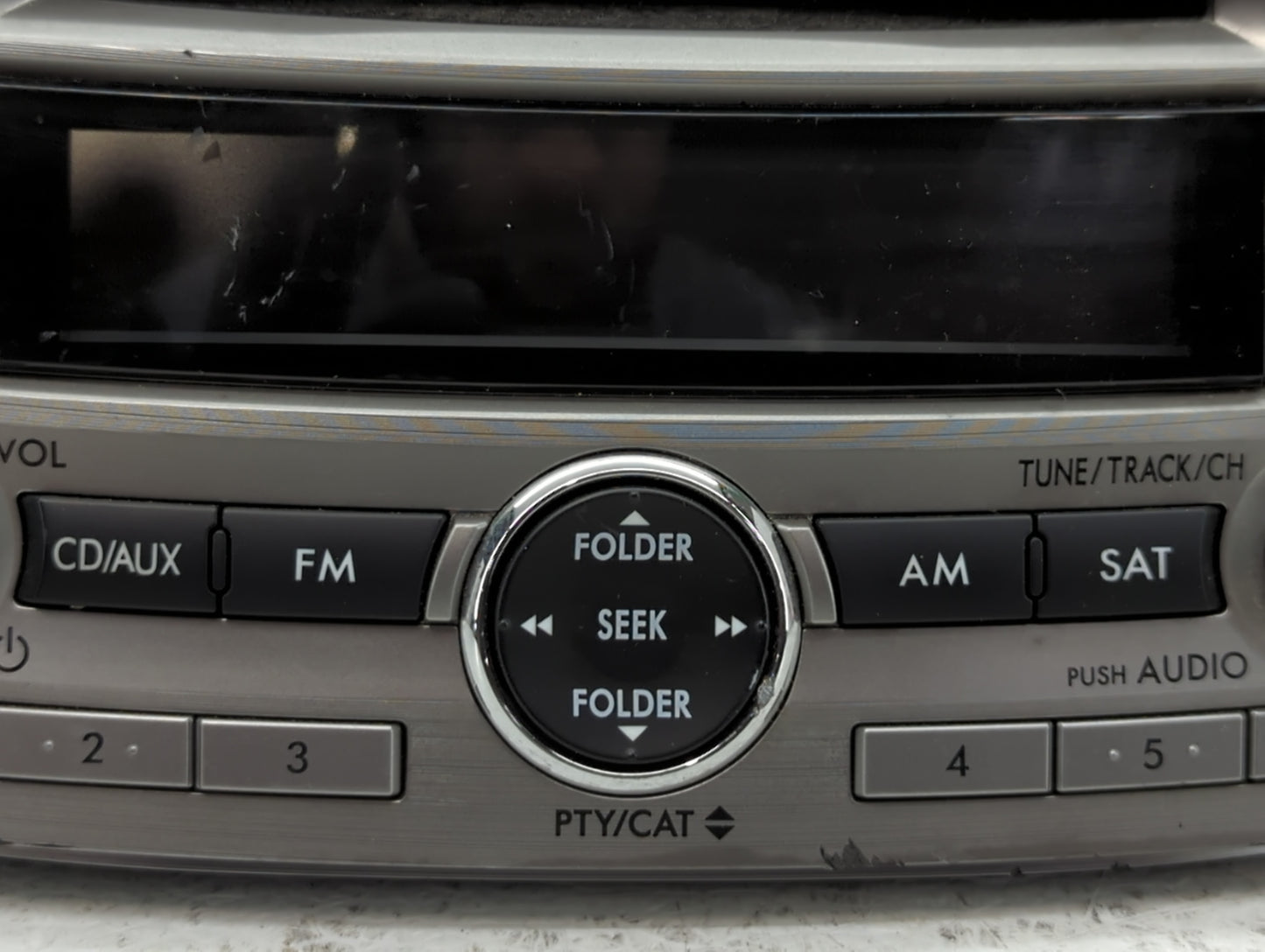 2010-2012 Subaru Legacy Am Fm Cd Player Radio Receiver - Oemusedautoparts1.com