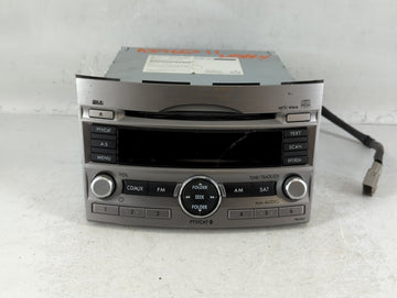 2010-2011 Subaru Legacy Radio AM FM Cd Player Receiver Replacement P/N:86201AJ64A Fits Fits 2010 2011 OEM Used Auto Parts - 