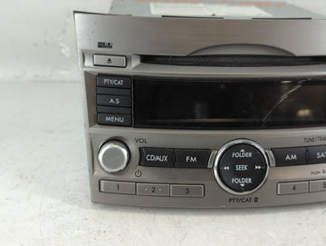 2010-2011 Subaru Legacy Radio AM FM Cd Player Receiver Replacement P/N:86201AJ64A Fits Fits 2010 2011 OEM Used Auto Parts