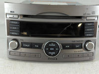 2010-2011 Subaru Legacy Radio AM FM Cd Player Receiver Replacement P/N:86201AJ64A Fits Fits 2010 2011 OEM Used Auto Parts - 