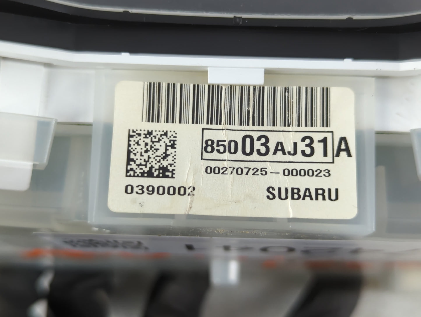 2011 Subaru Legacy Instrument Cluster Speedometer Gauges P/N:85003AJ31A Fits OEM Used Auto Parts - Oemusedautoparts1.com