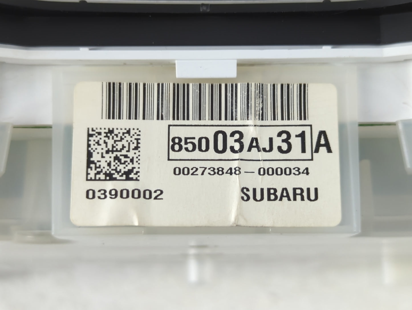 2011 Subaru Legacy Instrument Cluster Speedometer Gauges P/N:85003AJ31A Fits OEM Used Auto Parts - Oemusedautoparts1.com