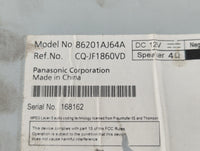 2010-2012 Subaru Legacy Radio AM FM Cd Player Receiver Replacement P/N:86201AJ64A Fits Fits 2010 2011 2012 OEM Used Auto Par