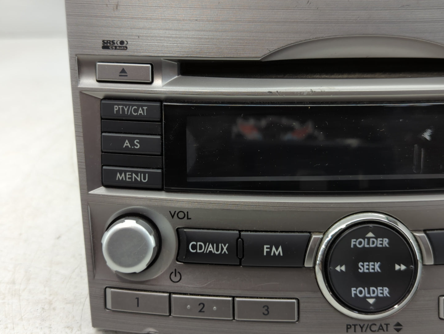 2010-2012 Subaru Legacy Radio AM FM Cd Player Receiver Replacement P/N:86201AJ64A Fits Fits 2010 2011 2012 OEM Used Auto Par