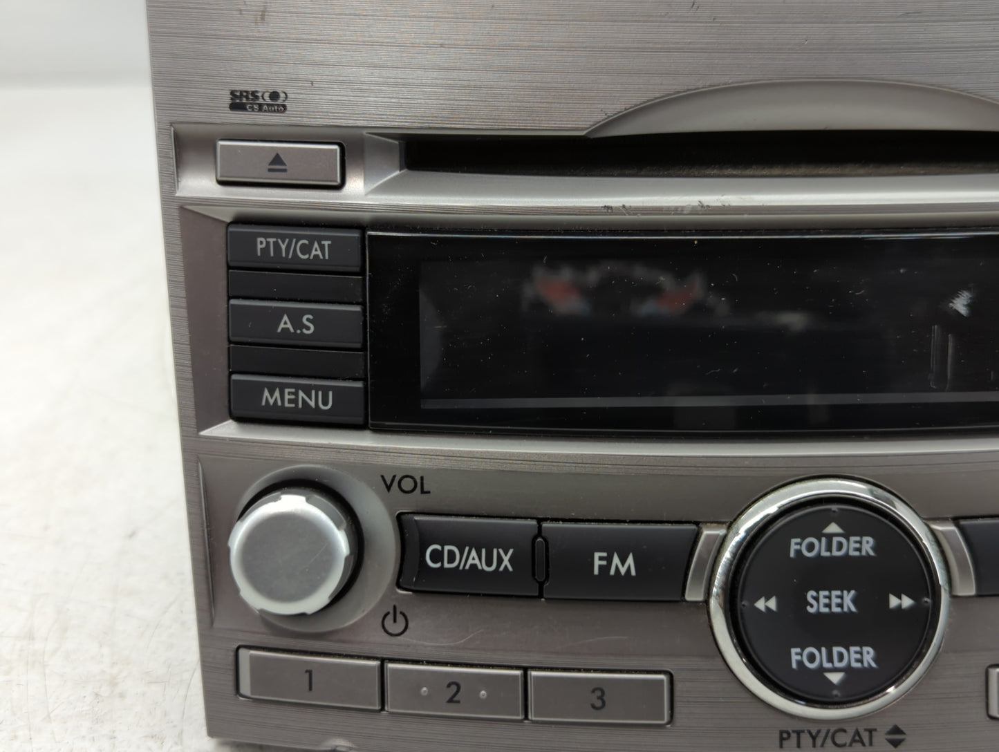 2010-2012 Subaru Legacy Radio AM FM Cd Player Receiver Replacement P/N:86201AJ64A Fits Fits 2010 2011 2012 OEM Used Auto Par