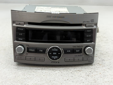 2010-2011 Subaru Legacy Radio AM FM Cd Player Receiver Replacement Fits Fits 2010 2011 OEM Used Auto Parts - Oemusedautopart