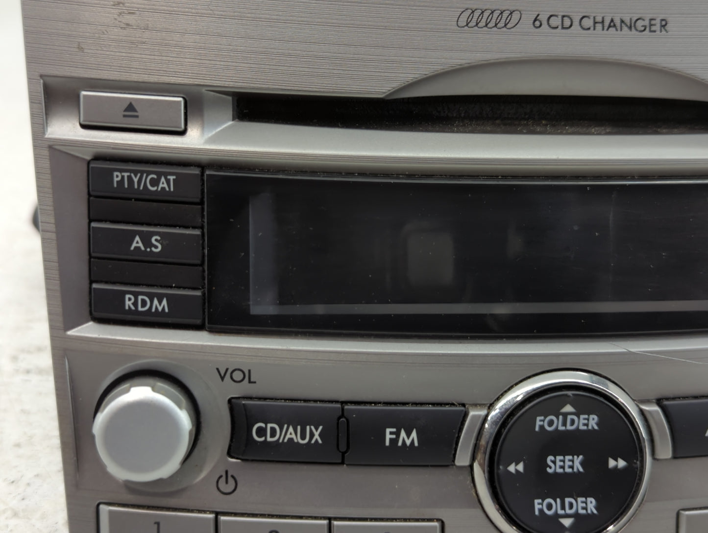 2010-2011 Subaru Legacy Radio AM FM Cd Player Receiver Replacement Fits Fits 2010 2011 OEM Used Auto Parts - Oemusedautopart