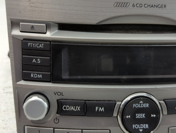 2010-2011 Subaru Legacy Radio AM FM Cd Player Receiver Replacement Fits Fits 2010 2011 OEM Used Auto Parts