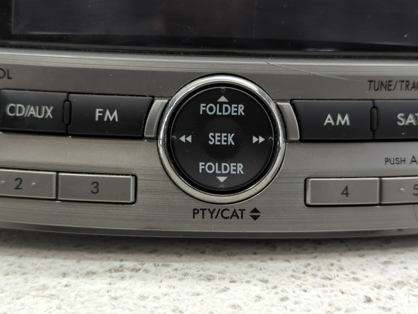 2010-2011 Subaru Legacy Radio AM FM Cd Player Receiver Replacement Fits Fits 2010 2011 OEM Used Auto Parts - Oemusedautopart