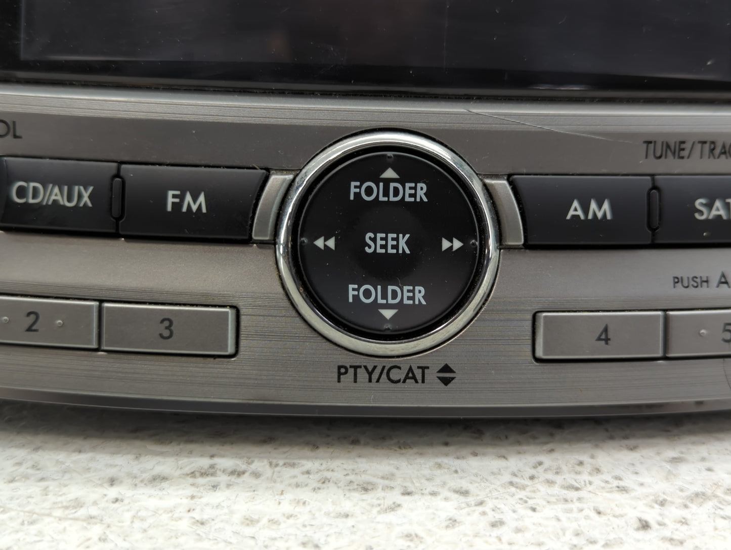 2010-2011 Subaru Legacy Radio AM FM Cd Player Receiver Replacement Fits Fits 2010 2011 OEM Used Auto Parts - Oemusedautopart