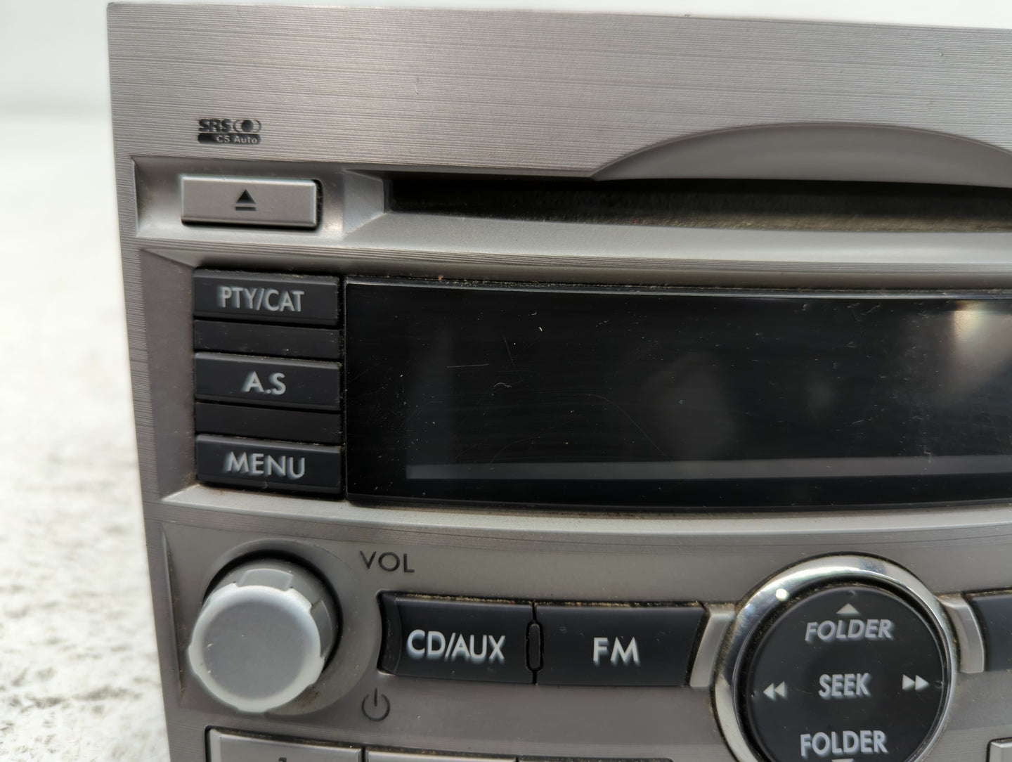 2010-2012 Subaru Legacy Radio AM FM Cd Player Receiver Replacement P/N:86201AJ64A Fits Fits 2010 2011 2012 OEM Used Auto Par