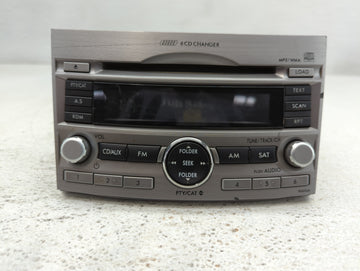 2010-2011 Subaru Legacy Radio AM FM Cd Player Receiver Replacement P/N:86201AJ60A Fits Fits 2010 2011 OEM Used Auto Parts - 