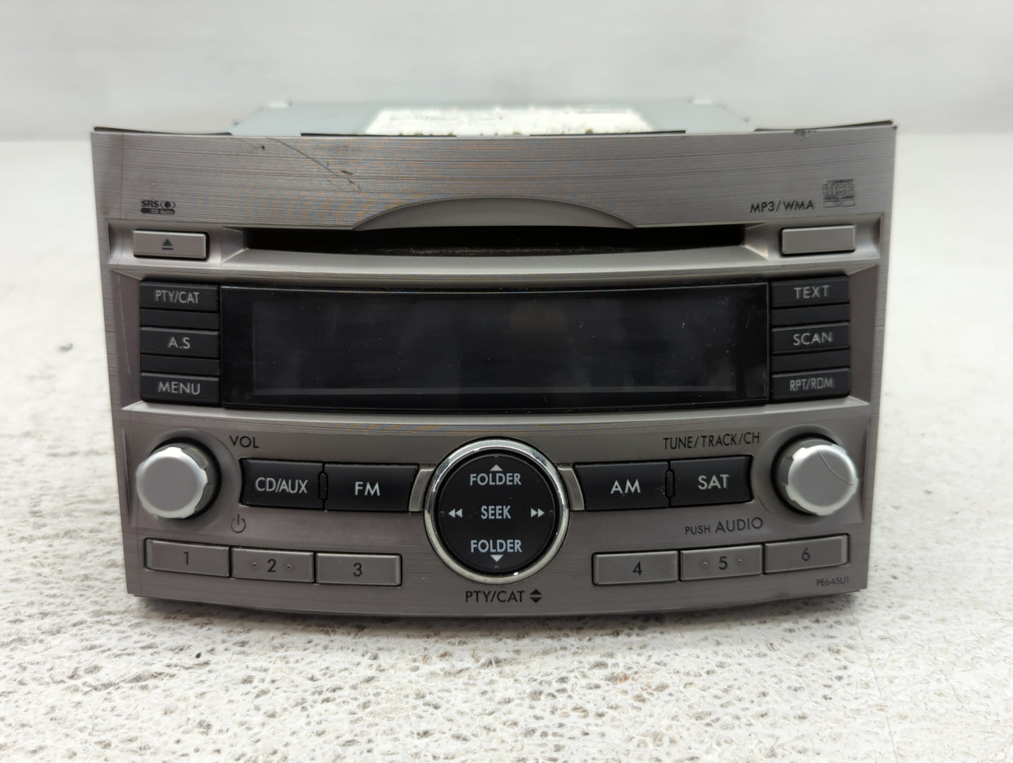 2010-2012 Subaru Legacy Am Fm Cd Player Radio Receiver - Oemusedautoparts1.com
