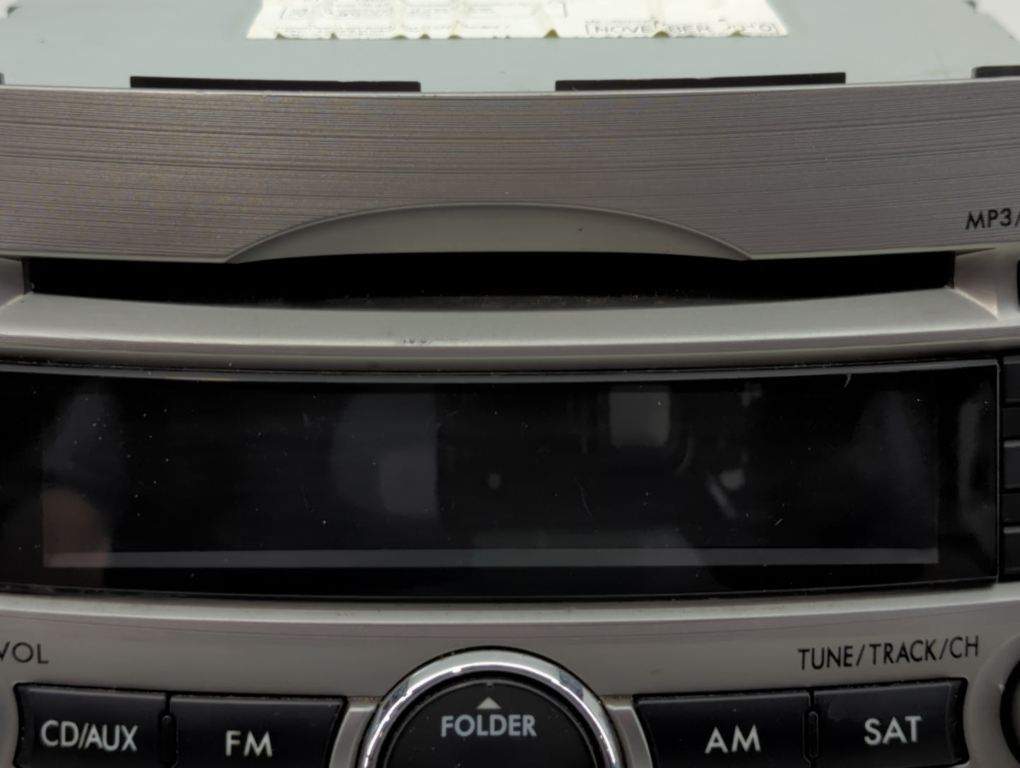 2010-2012 Subaru Legacy Am Fm Cd Player Radio Receiver - Oemusedautoparts1.com