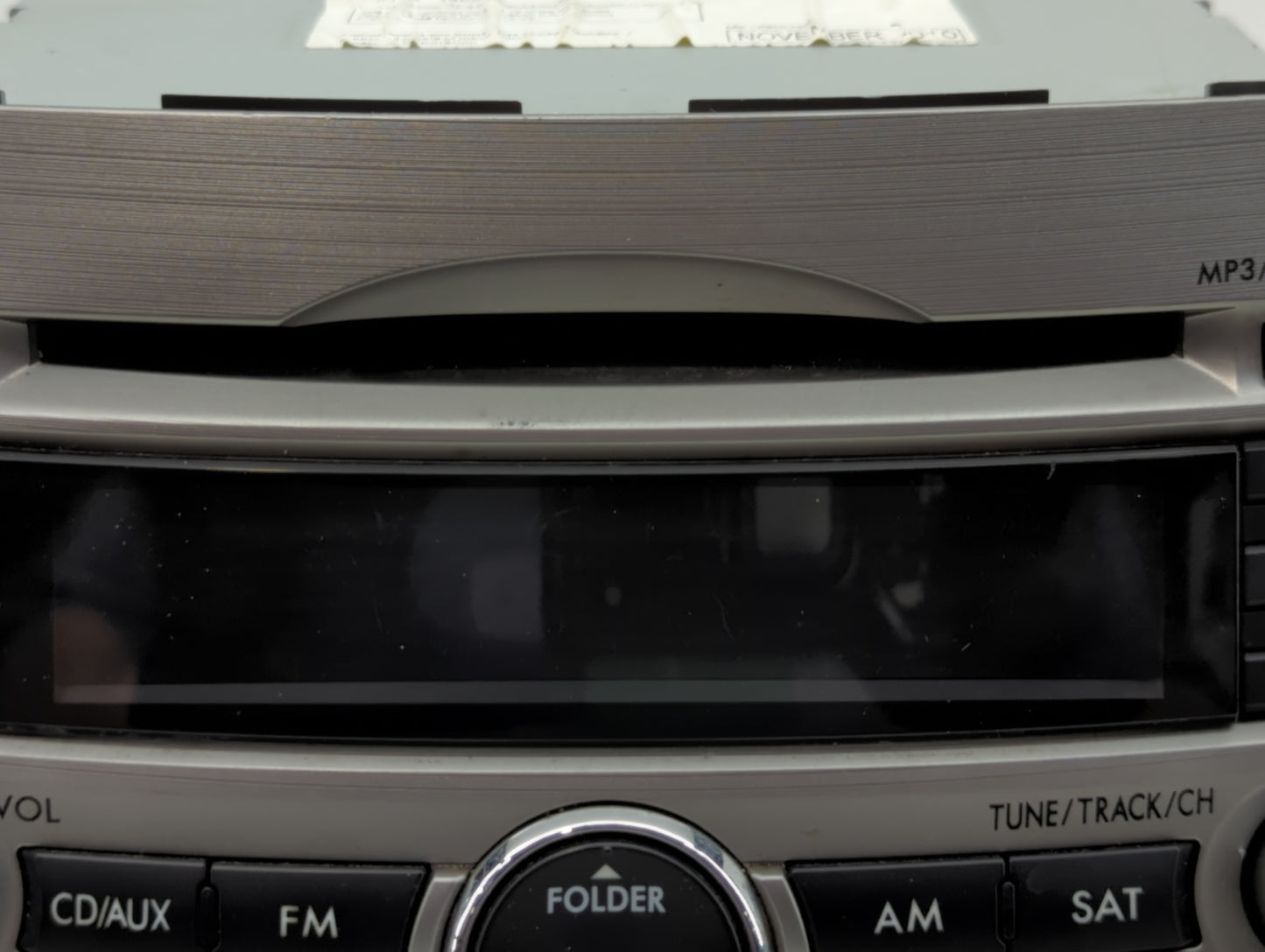2010-2012 Subaru Legacy Am Fm Cd Player Radio Receiver - Oemusedautoparts1.com
