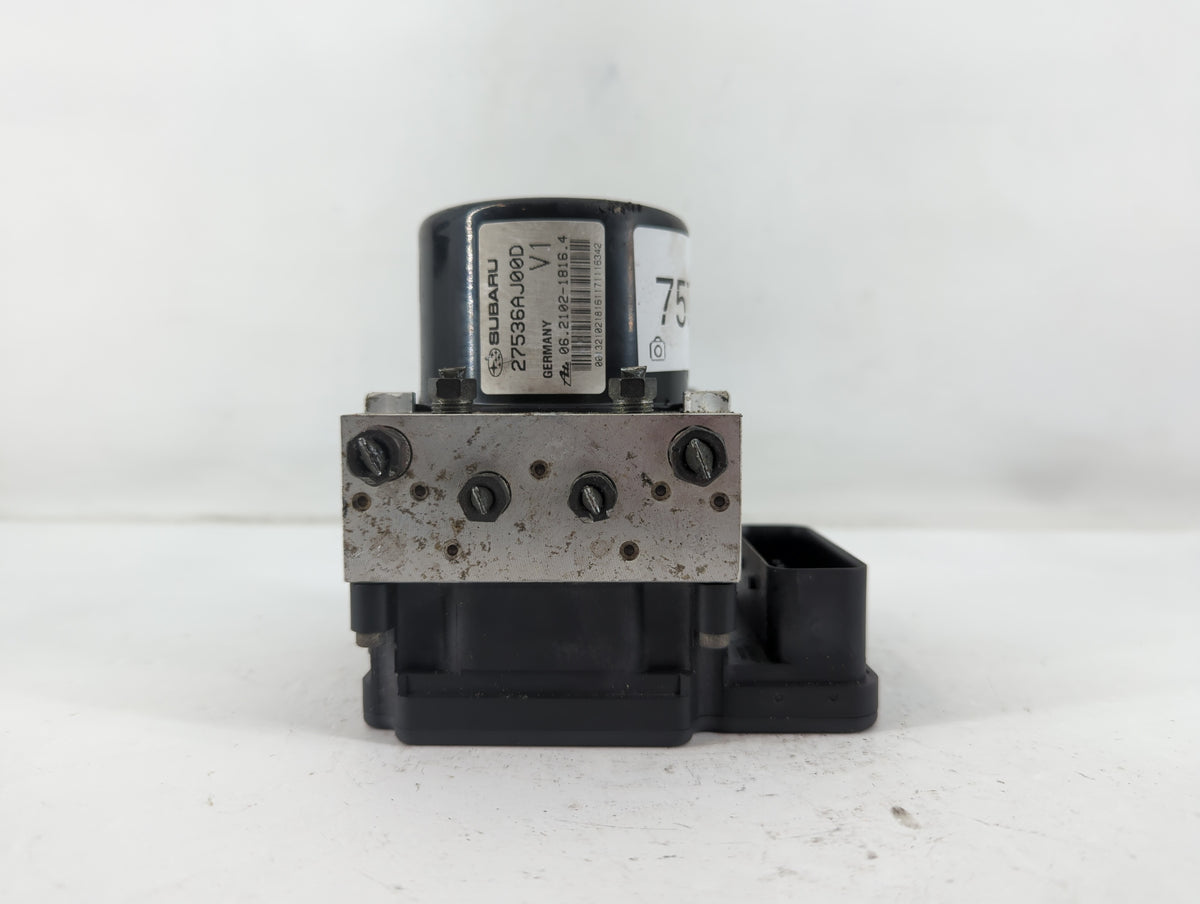 2011-2012 Subaru Legacy Anti-Lock Brake ABS Pump Module Actuator OEM P/N:27536AJ00D Fits Fits 2011 2012 OEM Used Auto Parts 