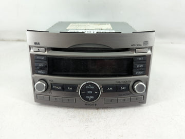 2010-2012 Subaru Legacy Radio AM FM Cd Player Receiver Replacement P/N:86201AJ64A Fits Fits 2010 2011 2012 OEM Used Auto Par