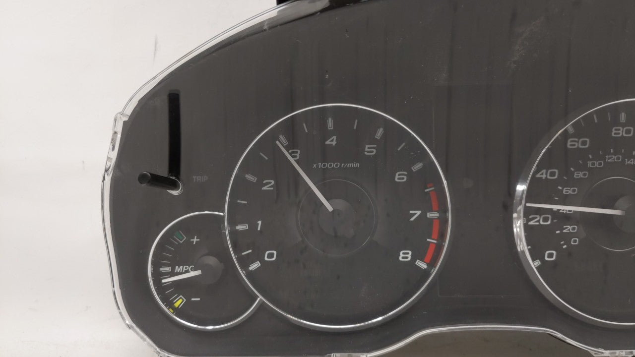 2011 Subaru Legacy Instrument Cluster Speedometer Gauges P/N:85003AJ31A Fits OEM Used Auto Parts - Oemusedautoparts1.com