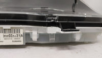 2011 Subaru Legacy Instrument Cluster Speedometer Gauges P/N:85003AJ31A Fits OEM Used Auto Parts - Oemusedautoparts1.com