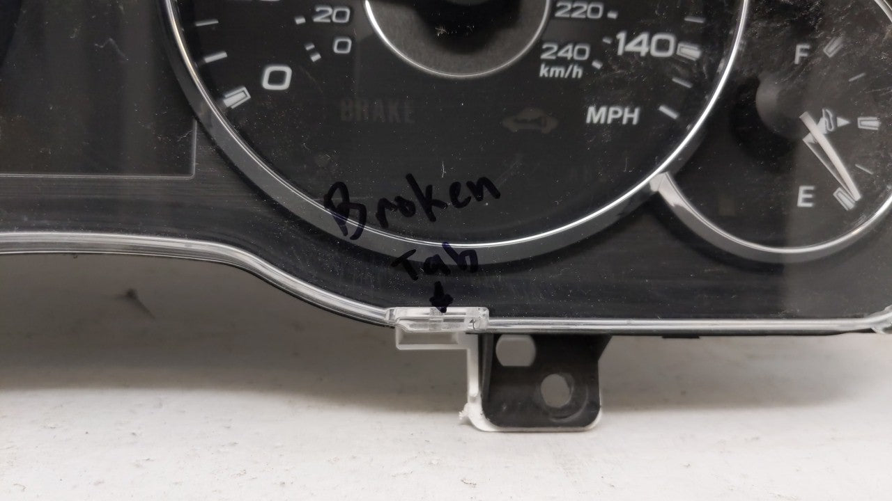 2011 Subaru Legacy Instrument Cluster Speedometer Gauges P/N:85003AJ31A Fits OEM Used Auto Parts - Oemusedautoparts1.com
