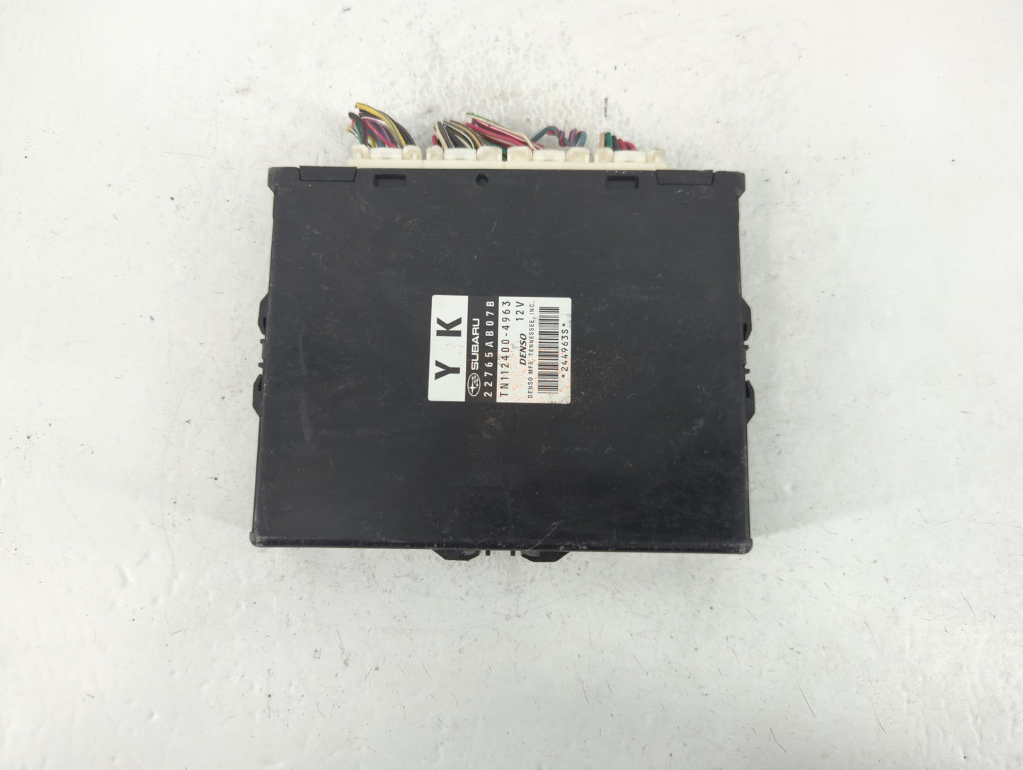 2011 Subaru Legacy PCM Engine Control Computer ECU ECM PCU OEM P/N:TN112400-4963 22765AB07B Fits OEM Used Auto Parts - Oemus