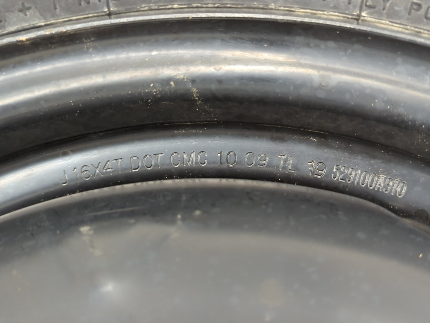 2010-2014 Subaru Legacy Spare Donut Tire Wheel Rim Oem - Oemusedautoparts1.com