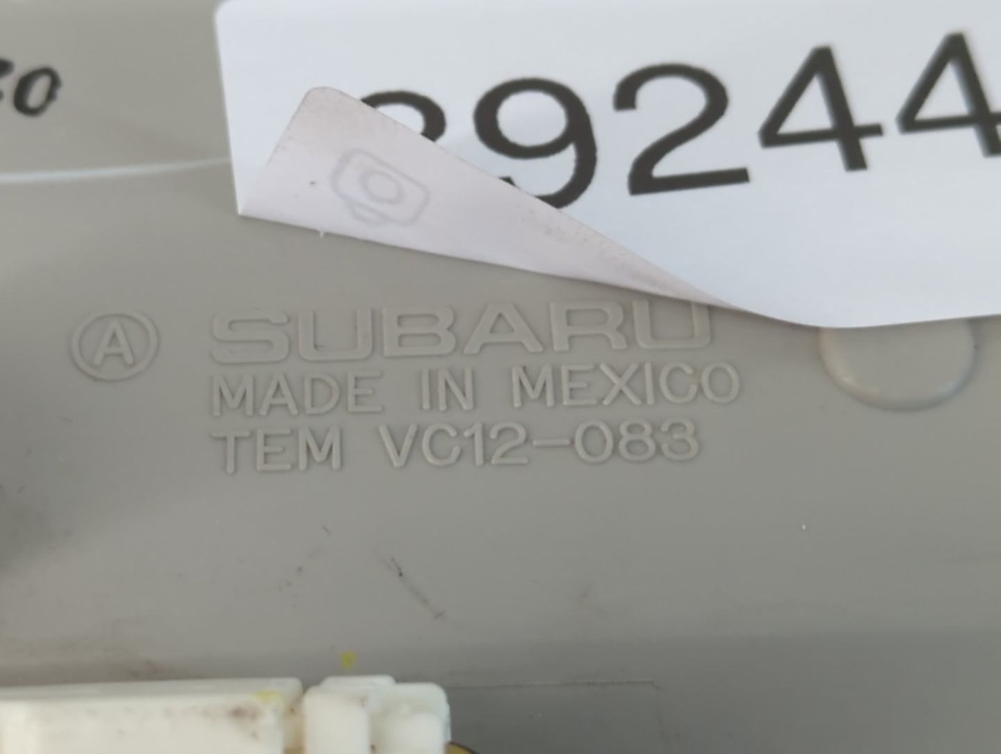2010-2012 Subaru Legacy Overhead Roof Console 892442 - Oemusedautoparts1.com