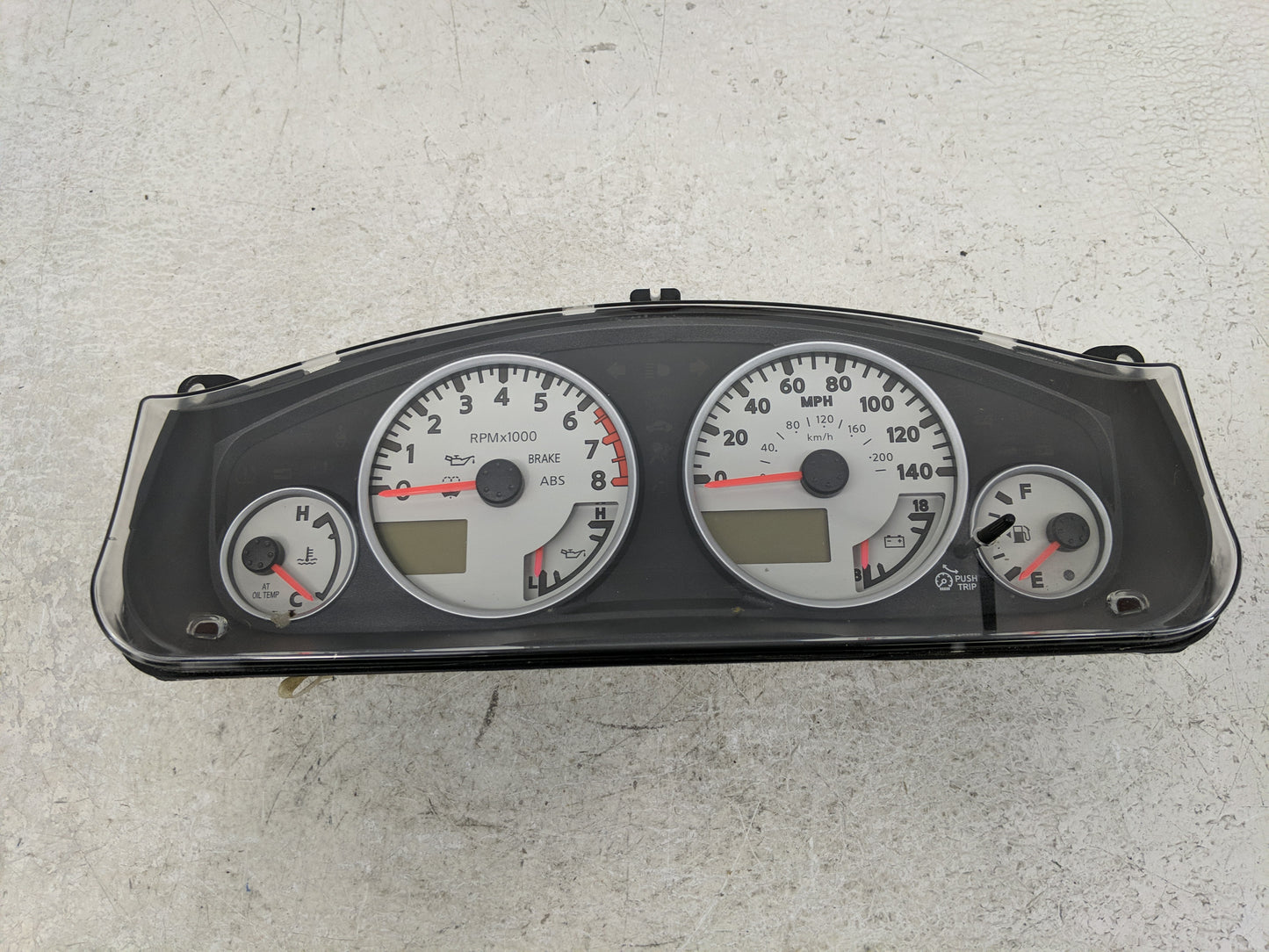 2011-2012 Suzuki Equator Instrument Cluster Speedometer Gauges P/N:VP5NEF-10890-BE Fits Fits 2011 2012 OEM Used Auto Parts -