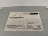 2010-2013 Suzuki Kizashi Radio AM FM Cd Player Receiver Replacement P/N:39101-57L01 Fits Fits 2010 2011 2012 2013 OEM Used A