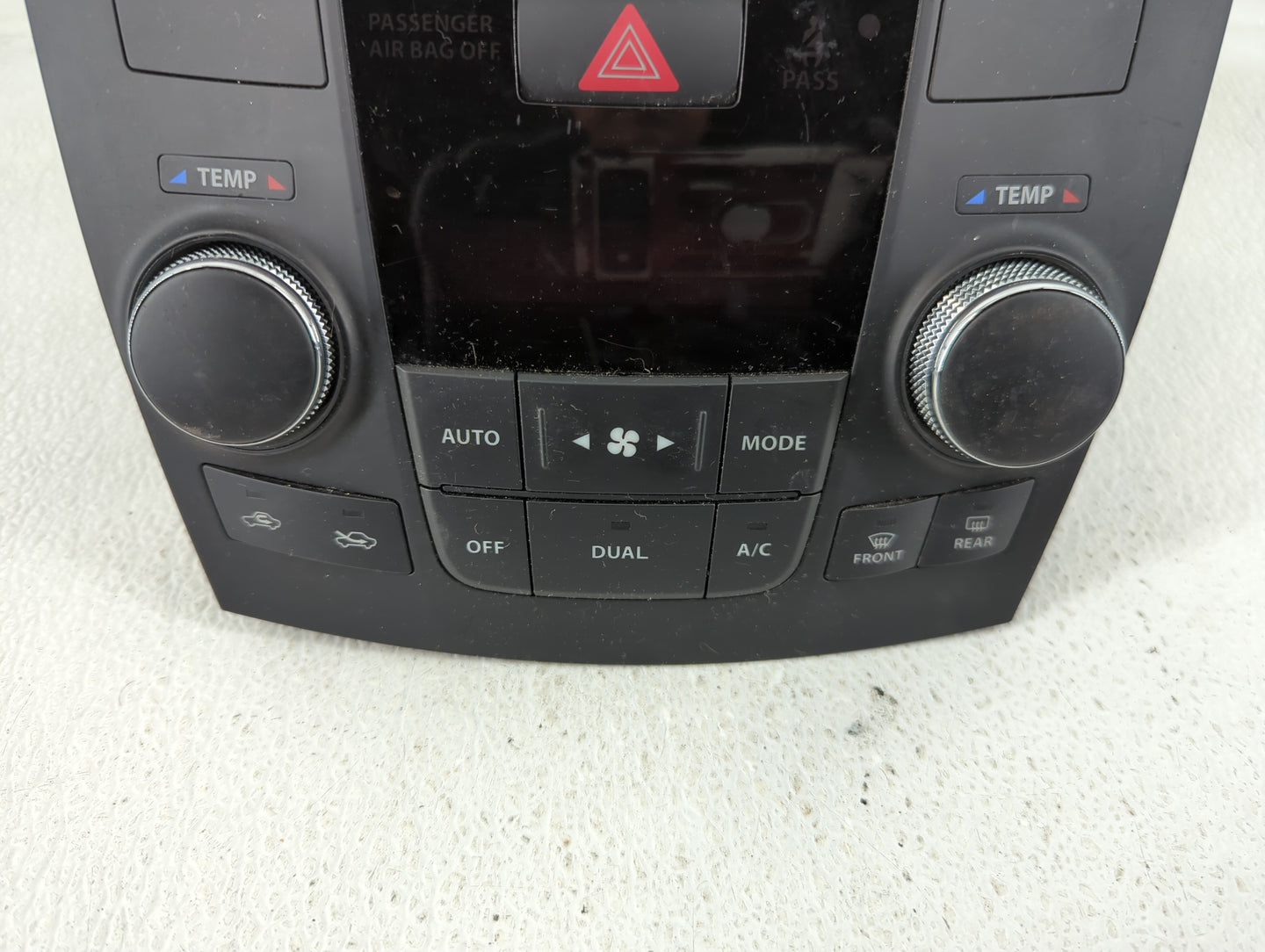 2010-2013 Suzuki Kizashi Climate Control Module Temperature AC/Heater Replacement P/N:39510-57L8 39510-57L80 Fits OEM Used A