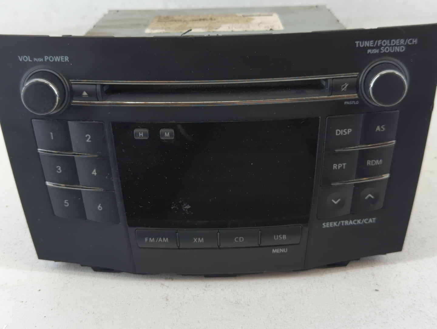 2010-2013 Suzuki Kizashi Radio AM FM Cd Player Receiver Replacement P/N:39101-57L01 Fits Fits 2010 2011 2012 2013 OEM Used A