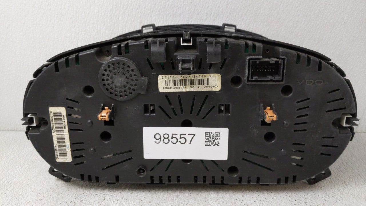 2010-2013 Suzuki Kizashi Instrument Cluster Speedometer Gauges P/N:34110-57L22 Fits Fits 2010 2011 2012 2013 OEM Used Auto P