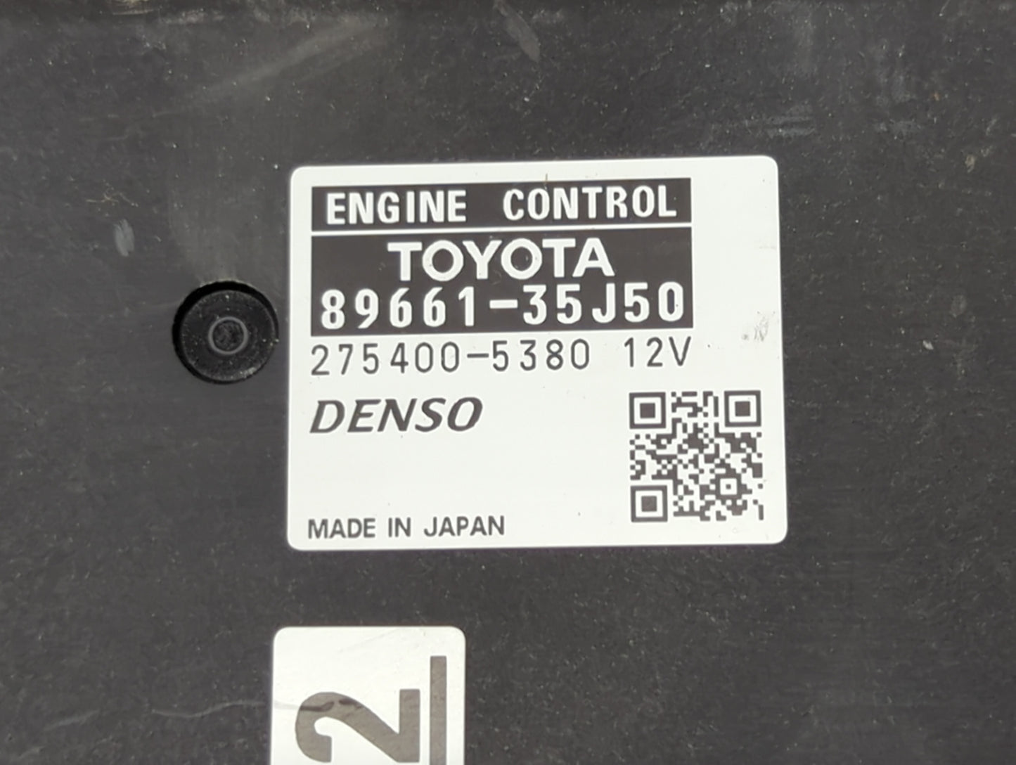 2011 Toyota 4 Runner PCM Engine Control Computer ECU ECM PCU OEM P/N:89661-35J50 275400-5380 Fits OEM Used Auto Parts - Oemu