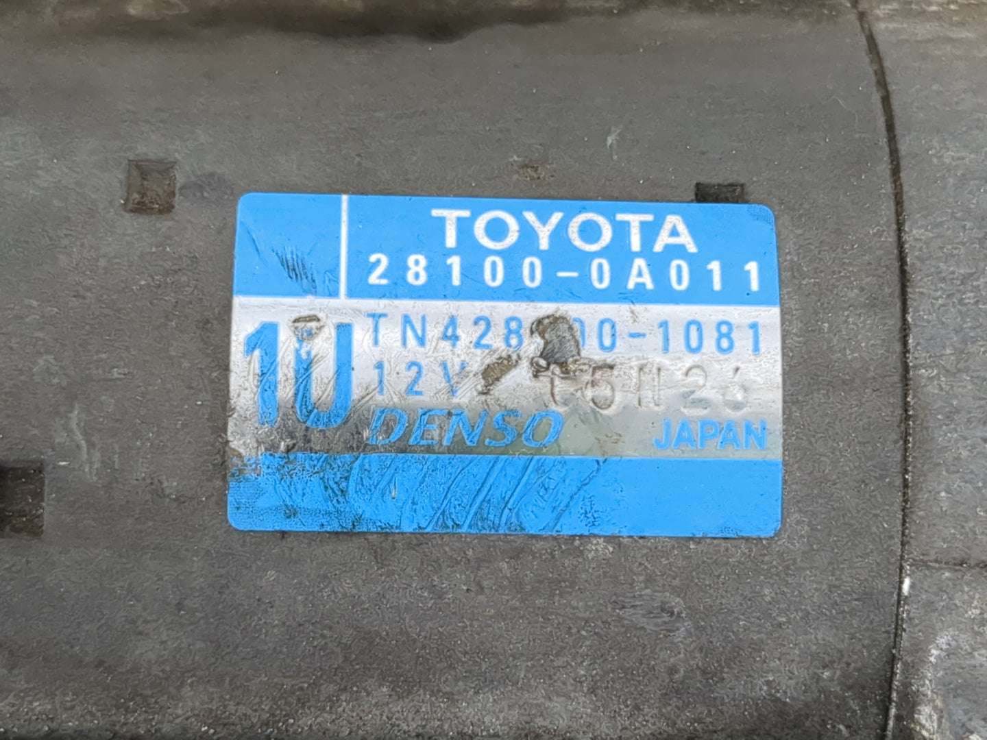 2005-2018 Toyota Avalon Car Starter Motor Solenoid OEM P/N:28100-0A011 Fits OEM Used Auto Parts - Oemusedautoparts1.com
