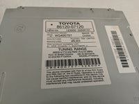 2011-2012 Toyota Avalon Radio AM FM Cd Player Receiver Replacement P/N:86120-07120 Fits Fits 2011 2012 OEM Used Auto Parts -