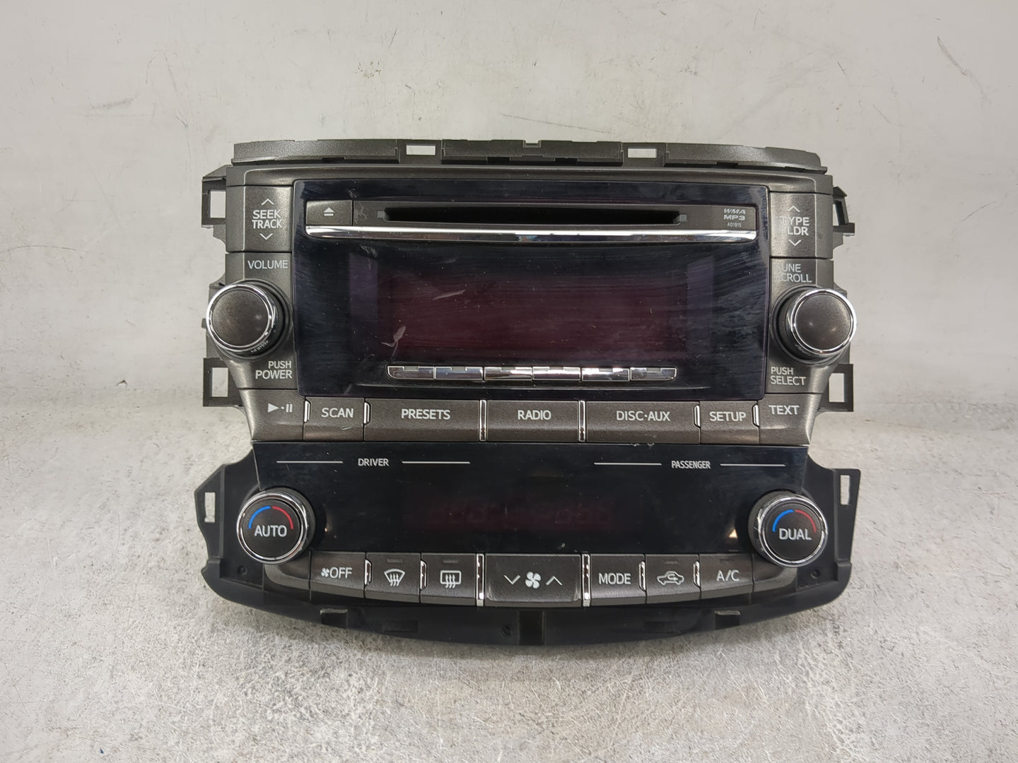 2011-2012 Toyota Avalon Radio AM FM Cd Player Receiver Replacement P/N:86120-07100 28293490 Fits Fits 2011 2012 OEM Used Aut