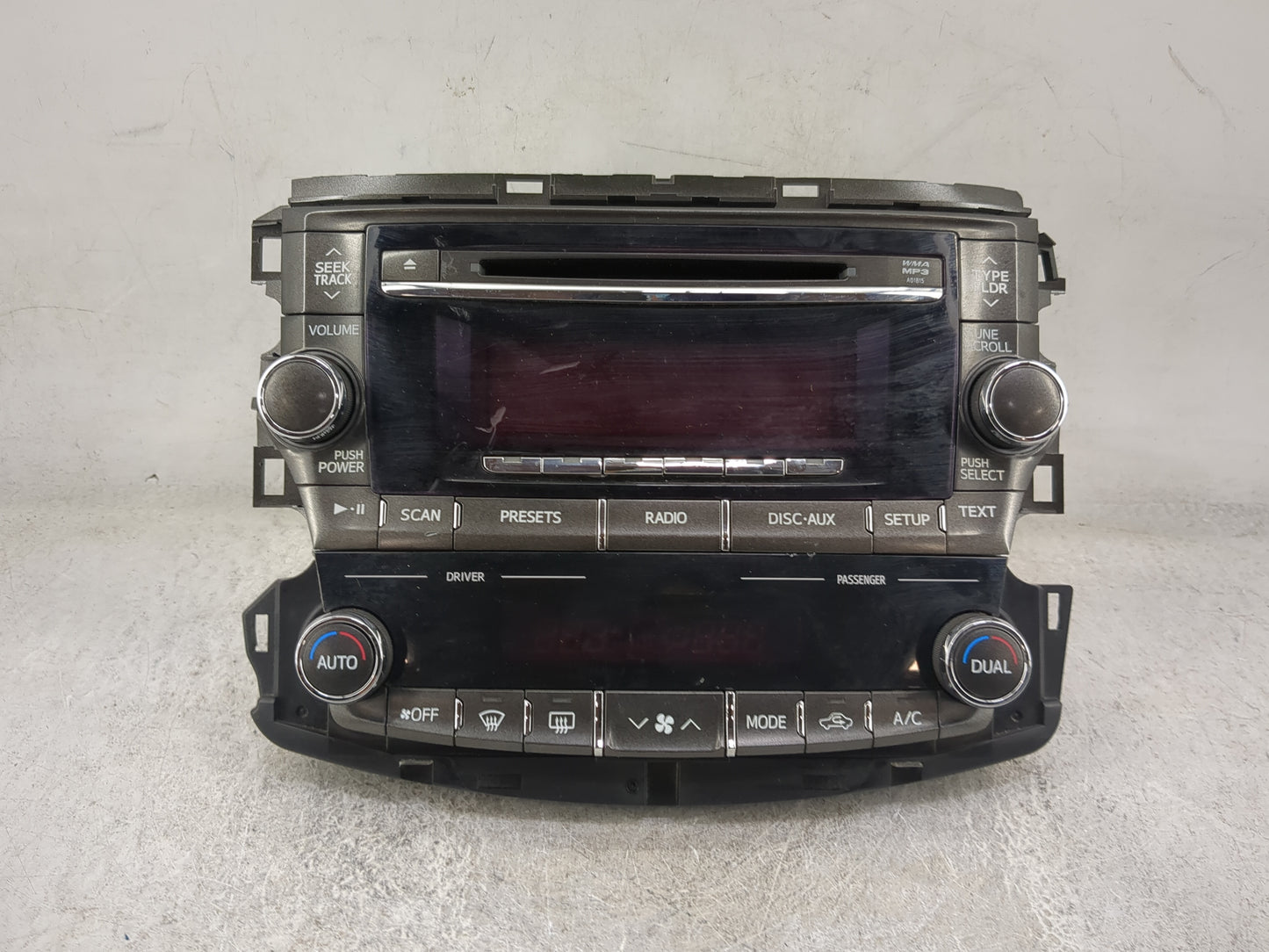 2011-2012 Toyota Avalon Radio AM FM Cd Player Receiver Replacement P/N:86120-07100 28293490 Fits Fits 2011 2012 OEM Used Aut