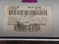 2011-2012 Toyota Avalon Radio AM FM Cd Player Receiver Replacement P/N:86120-07100 28293490 Fits Fits 2011 2012 OEM Used Aut