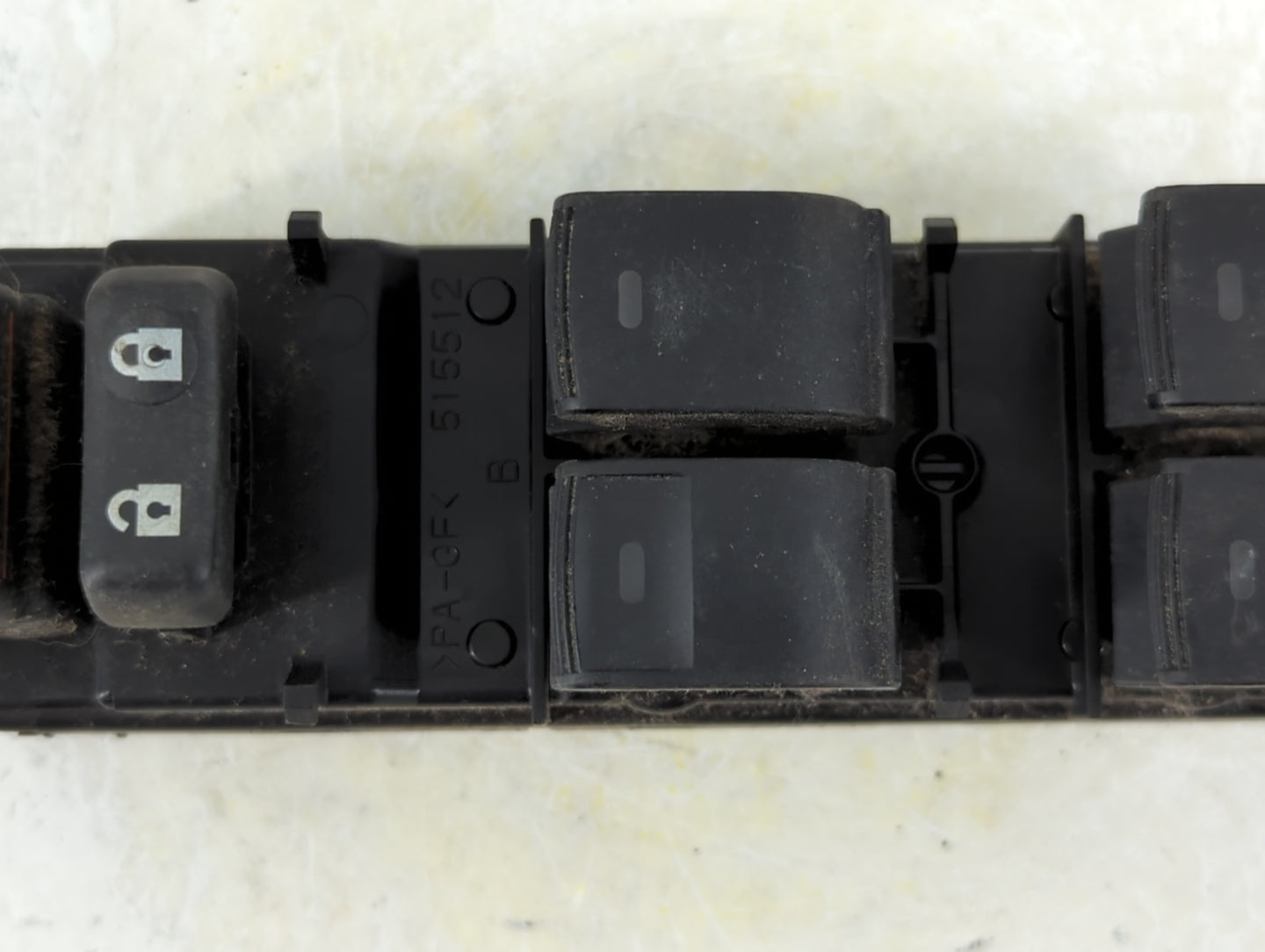 2010-2011 Toyota Camry Master Power Window Switch Replacement Driver Side Left P/N:2B18 512 Fits OEM Used Auto Parts - Oemus