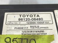 2010-2011 Toyota Camry Radio AM FM Cd Player Receiver Replacement P/N:86120-06480 Fits Fits 2010 2011 OEM Used Auto Parts - 