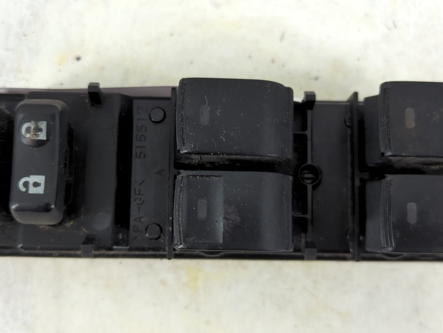 2010-2011 Toyota Camry Master Power Window Switch Replacement Driver Side Left P/N:515512 Fits OEM Used Auto Parts - Oemused
