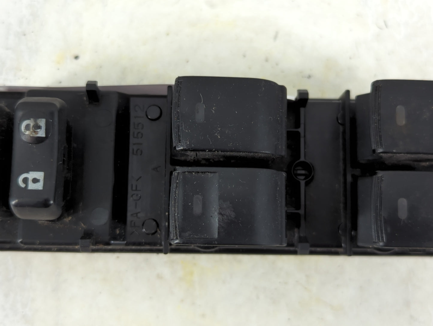 2010-2011 Toyota Camry Master Power Window Switch Replacement Driver Side Left P/N:515512 Fits OEM Used Auto Parts - Oemused