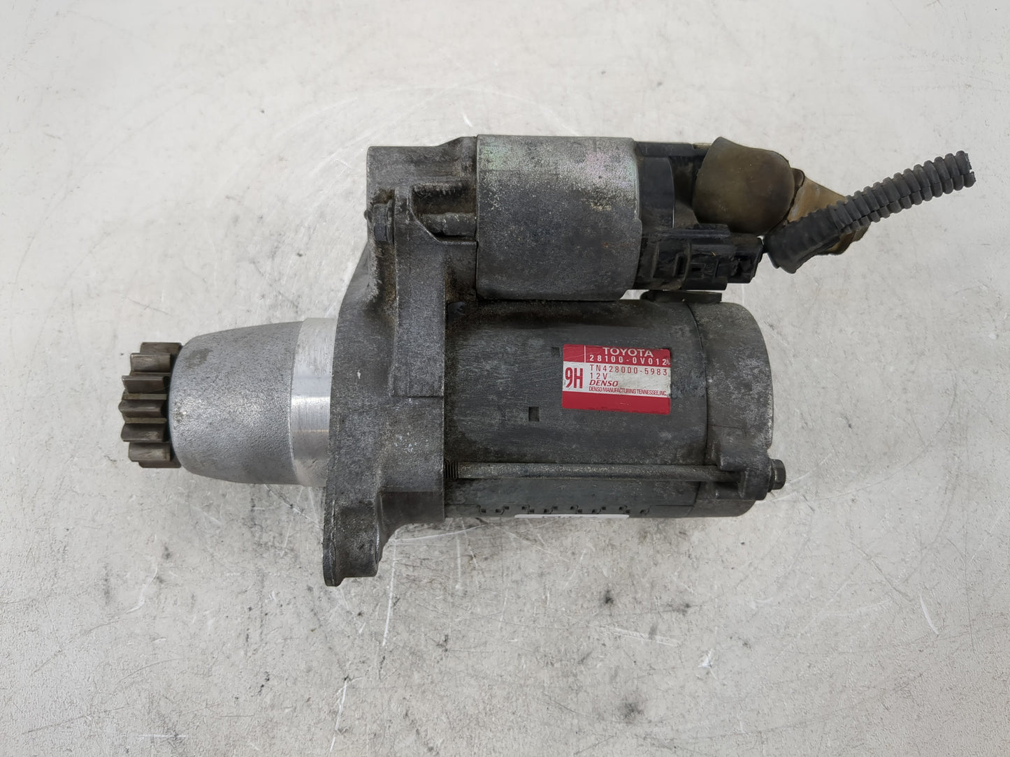 2010-2011 Toyota Camry Car Starter Motor Solenoid OEM P/N:TN428000-5983 28100-0V012 Fits OEM Used Auto Parts - Oemusedautopa
