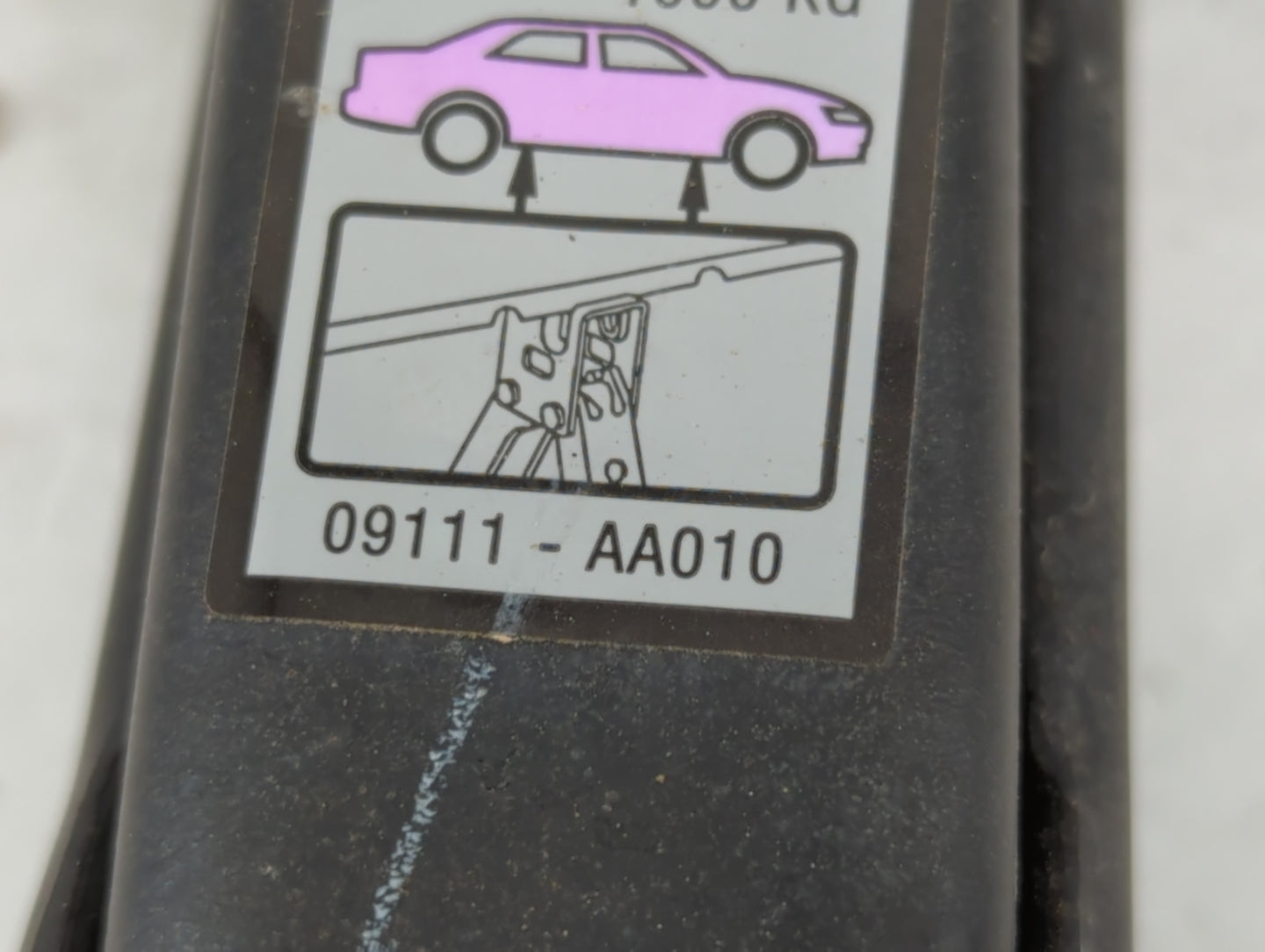 2011 Toyota Camry Spare Scissor Car Jack - Oemusedautoparts1.com