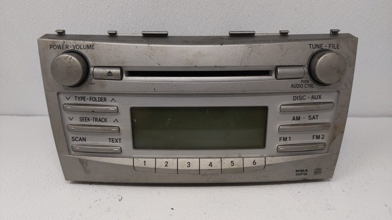 2010-2011 Toyota Camry Radio AM FM Cd Player Receiver Replacement P/N:86120-06480 86120-06480 Fits Fits 2010 2011 OEM Used A