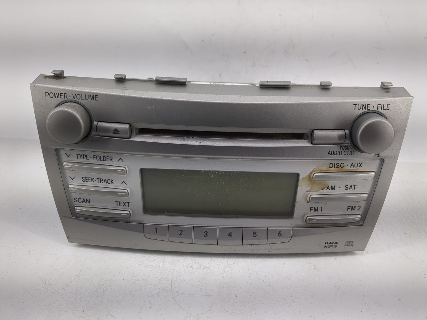 2010-2011 Toyota Camry Radio AM FM Cd Player Receiver Replacement P/N:86120-06480 Fits Fits 2010 2011 OEM Used Auto Parts - 