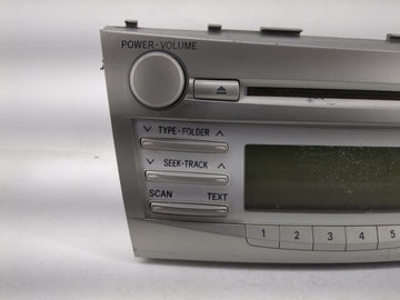 2010-2011 Toyota Camry Radio AM FM Cd Player Receiver Replacement P/N:86120-06480 Fits Fits 2010 2011 OEM Used Auto Parts