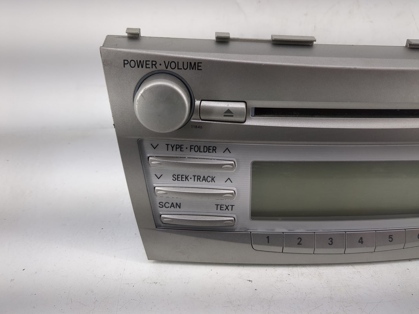 2011 Toyota Camry Radio AM FM Cd Player Receiver Replacement P/N:86120-06480 Fits OEM Used Auto Parts - Oemusedautoparts1.co