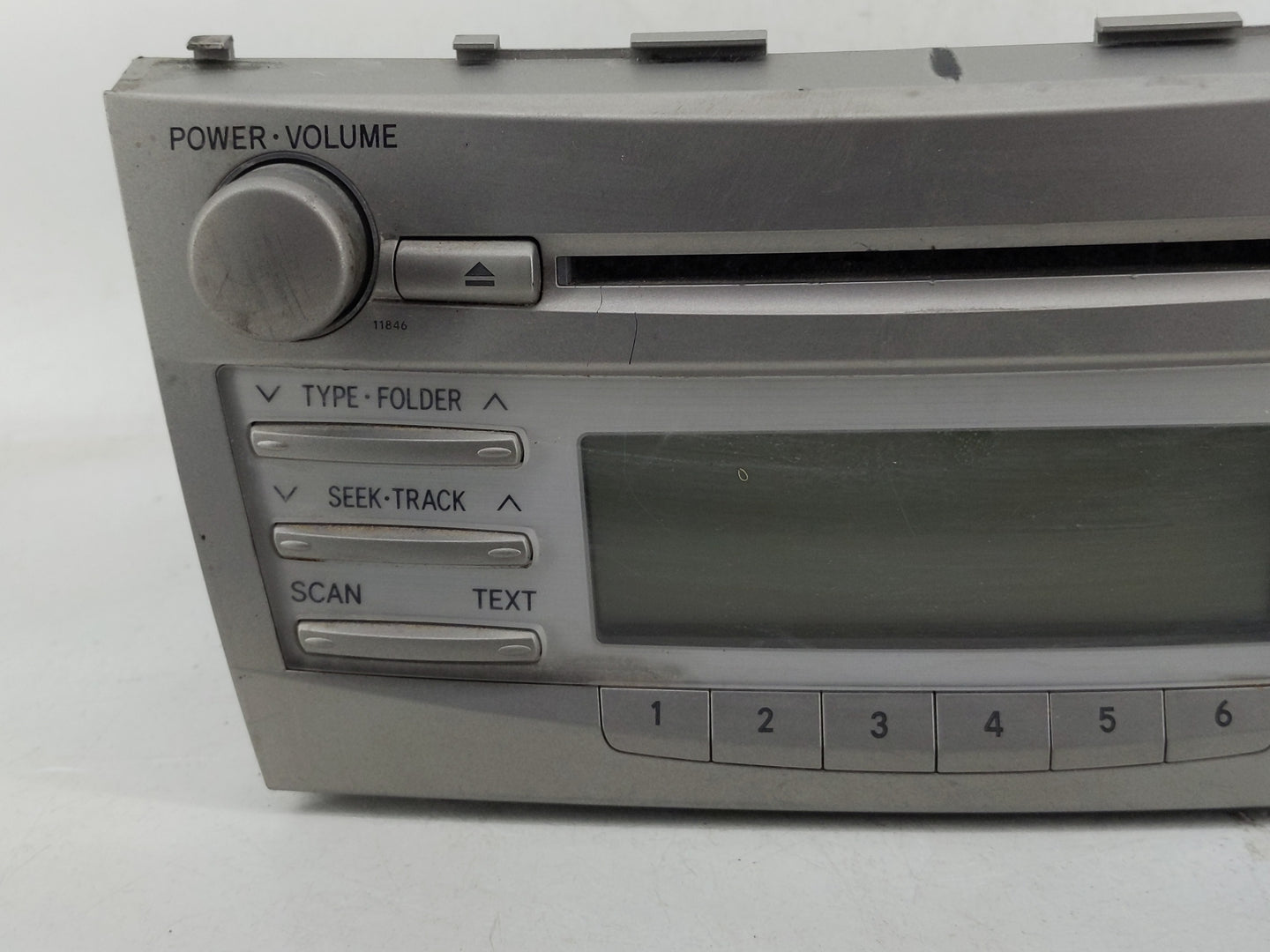 2010-2011 Toyota Camry Radio AM FM Cd Player Receiver Replacement P/N:86120 86480 Fits Fits 2010 2011 OEM Used Auto Parts - 